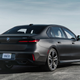 A photo of the rear quarter of the BMW 7 Series.